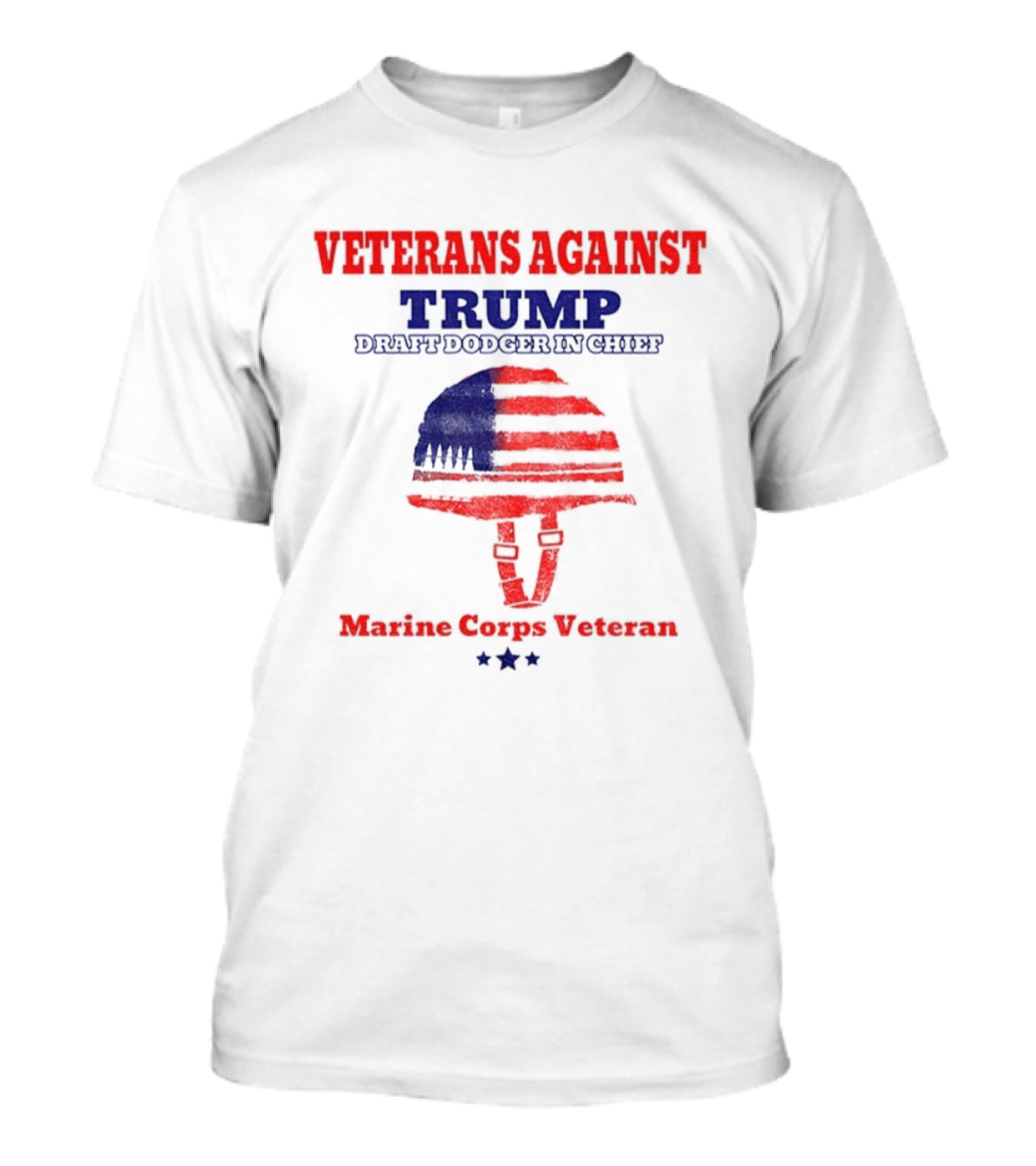 Veterans Against Trump Draft Dodger In Chief Marine Corps Veteran T-Shirt
