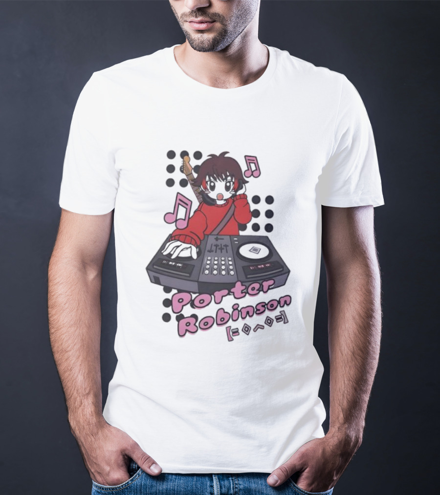 Porter Robinson DJ Anime Music Mixer T-Shirt