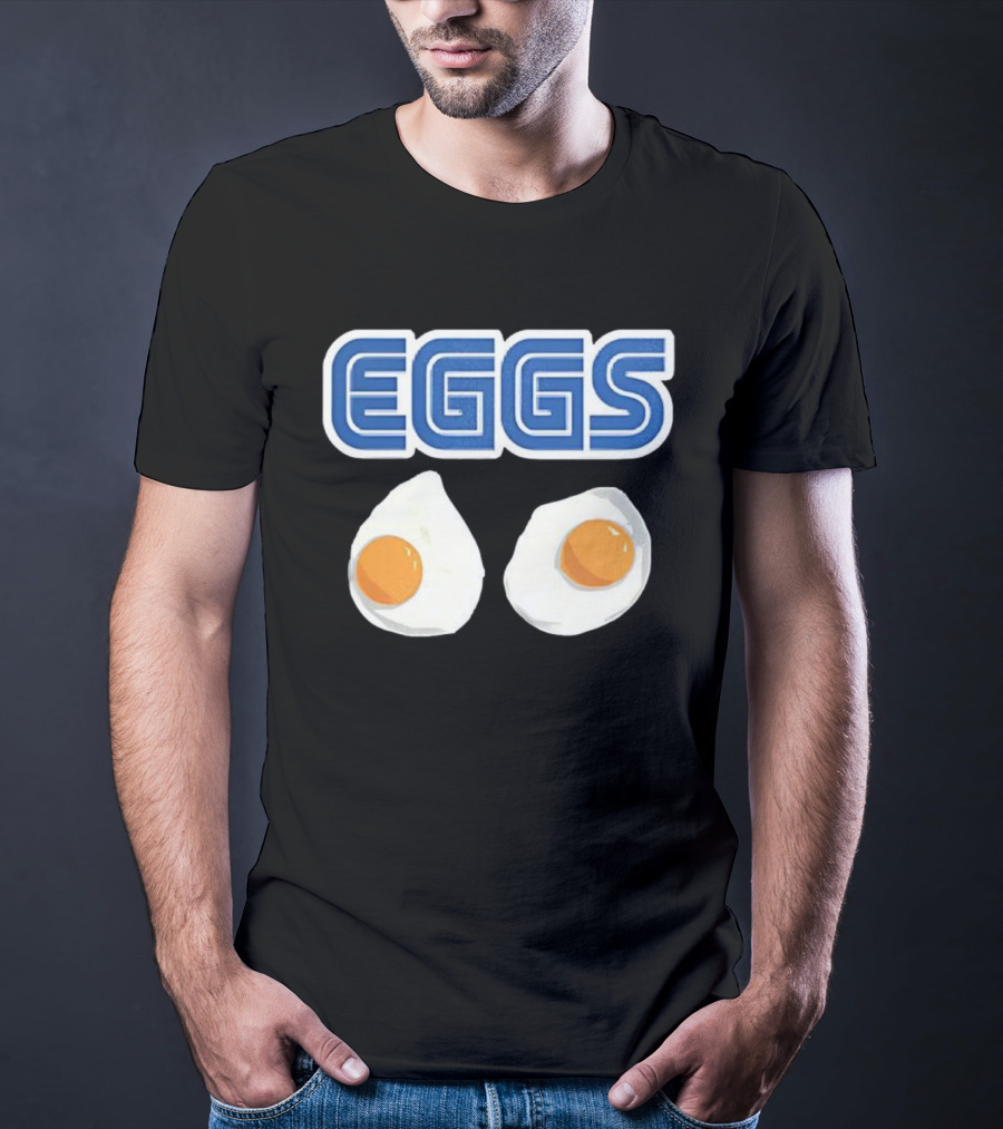 EGGS Funny Two Fried Parody Tunic T-Shirt