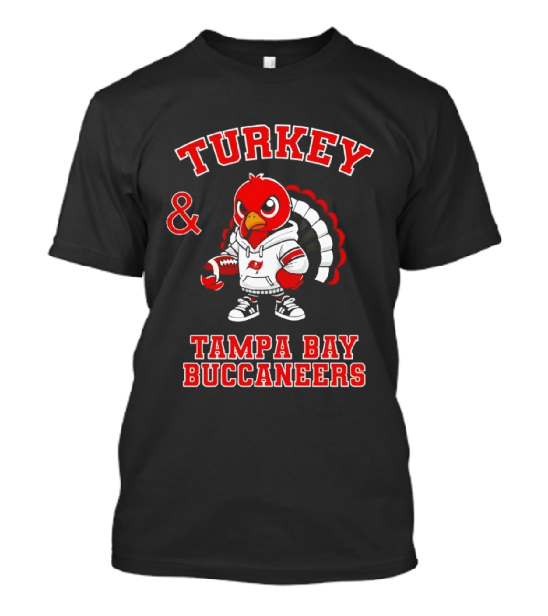 Turkey Tampa Bay Buccaneers Football NFL Happy Thanksgiving Celebration T-Shirt