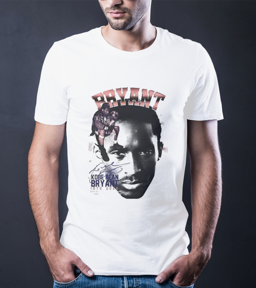 Kobe Bryant Los Angeles Lakers Basketball Vintage Tribute Bryant Signature Retro T-Shirt