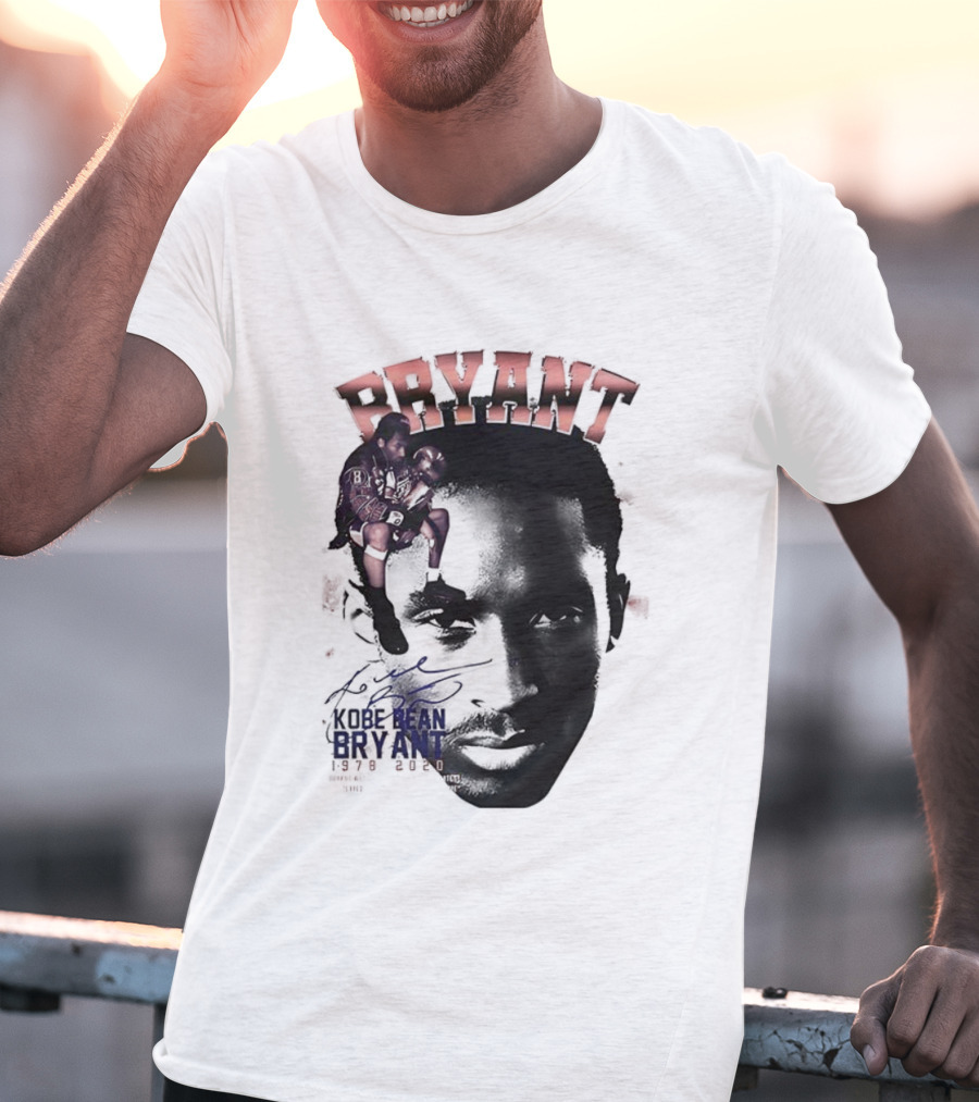 Kobe Bryant Los Angeles Lakers Basketball Vintage Tribute Bryant Signature Retro T-Shirt