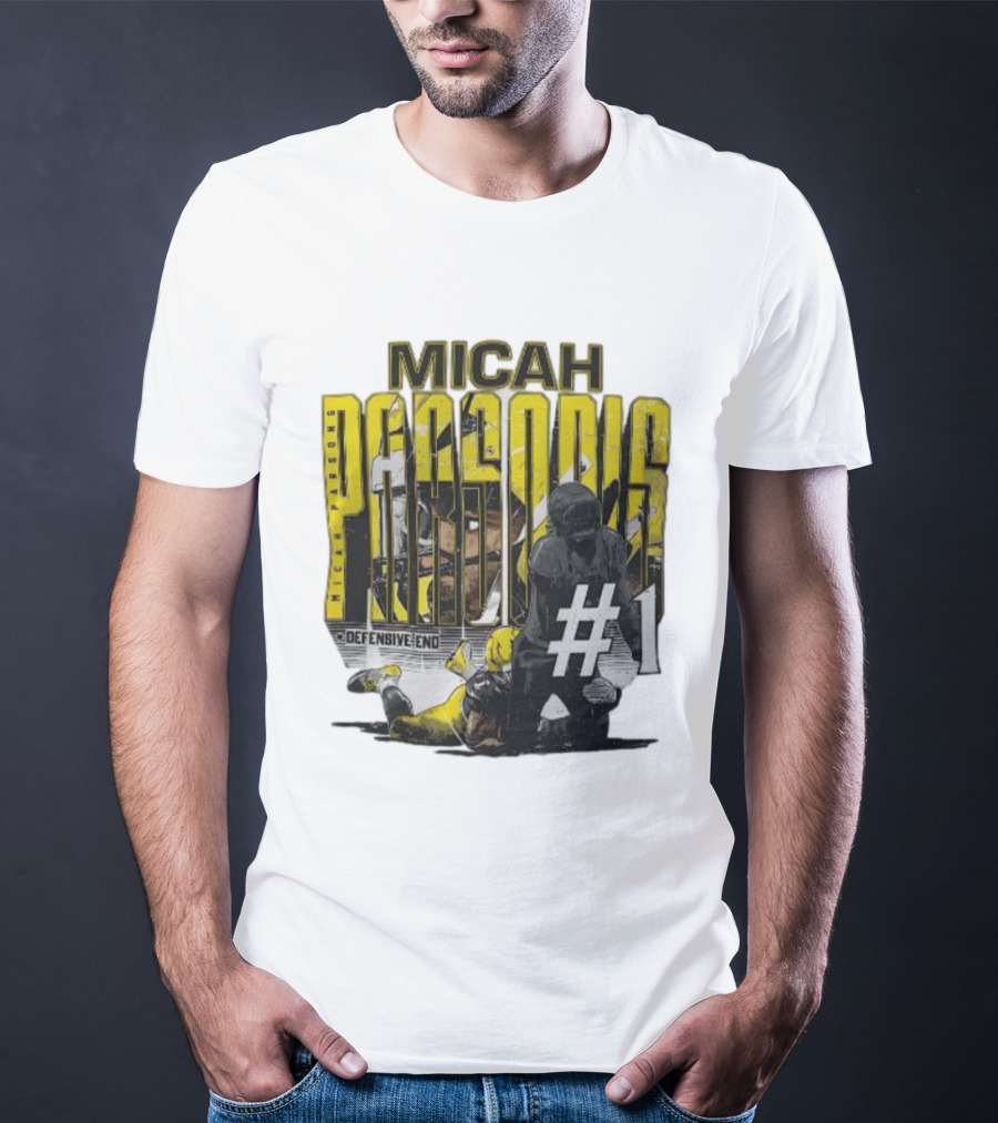 Micah Parsons Defensive End Number 1 T-Shirt