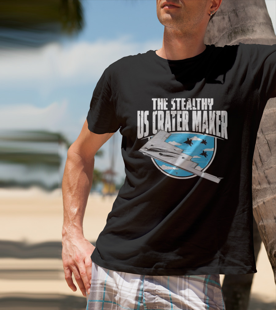 The Stealthy US Crater Maker Fighter Jets Sky Scene T-Shirt