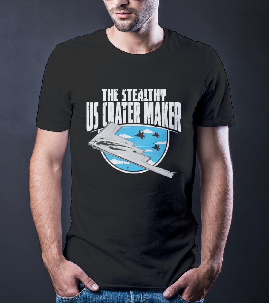 The Stealthy US Crater Maker Fighter Jets Sky Scene T-Shirt