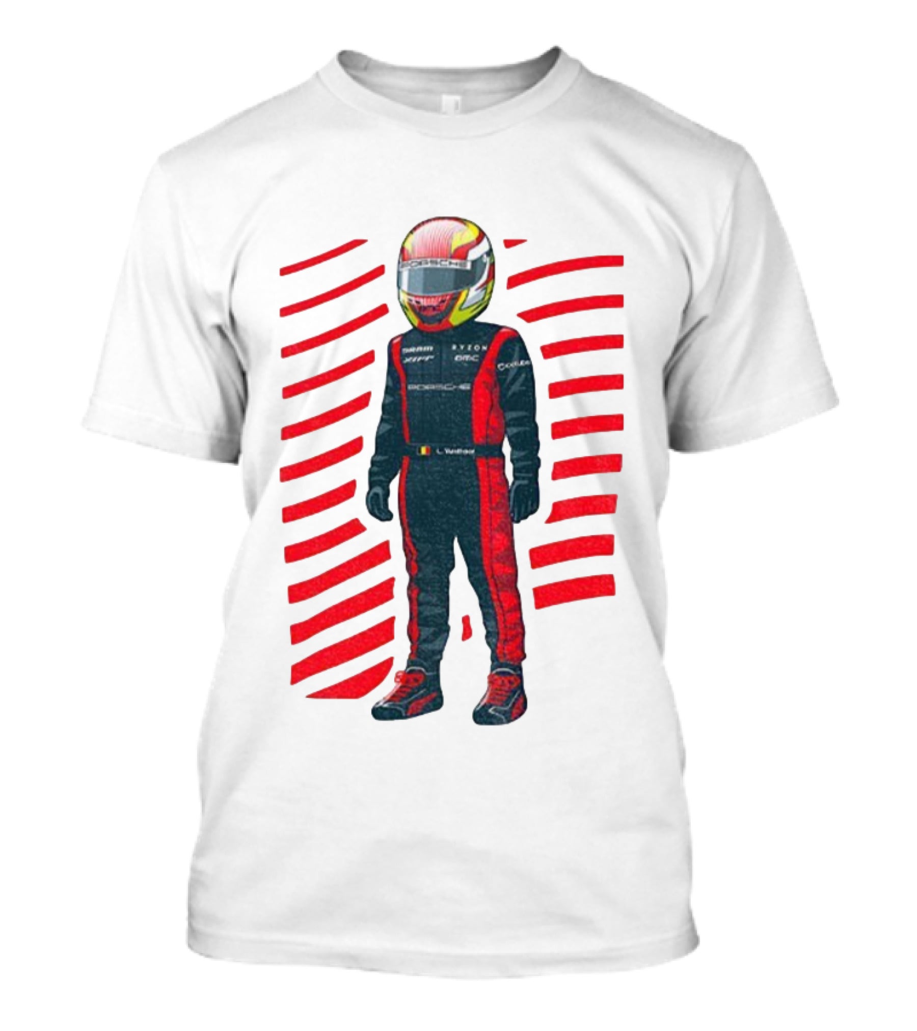 Porsche Racing Suit L. Walker Grafix T-Shirt
