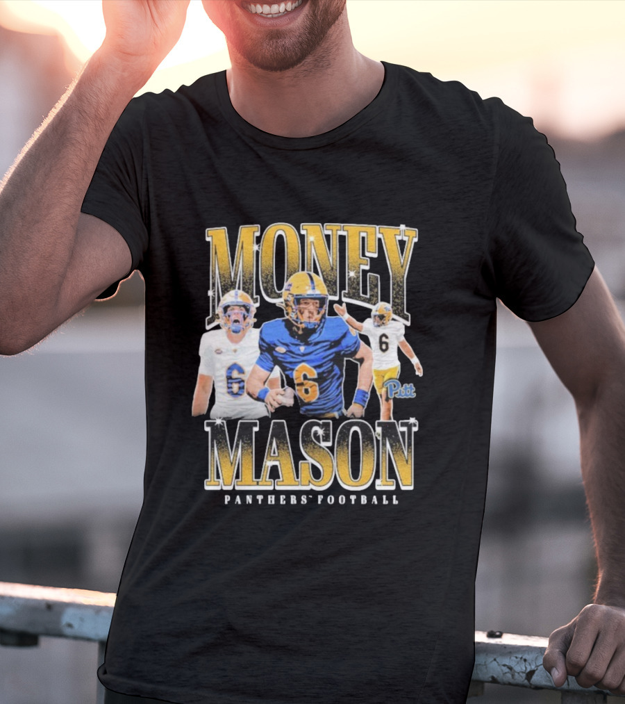 Mason Heintschel Money Mason Panthers Pitt Football T-Shirt