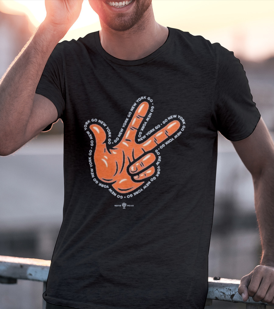 New York Knicks Go 3PT Hand Gesture Celly T-Shirt