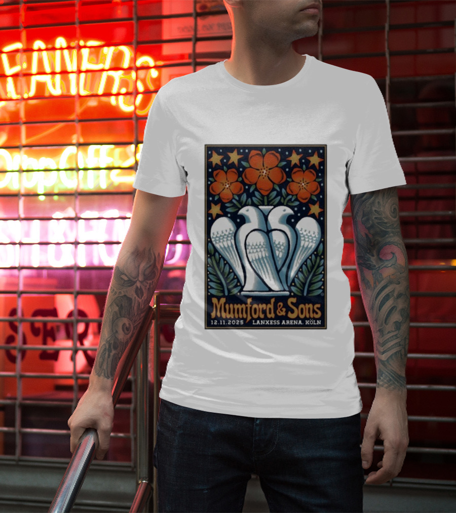 Mumford And Sons Cologne Lanxess Arena November 12 2025 Event Art T-Shirt