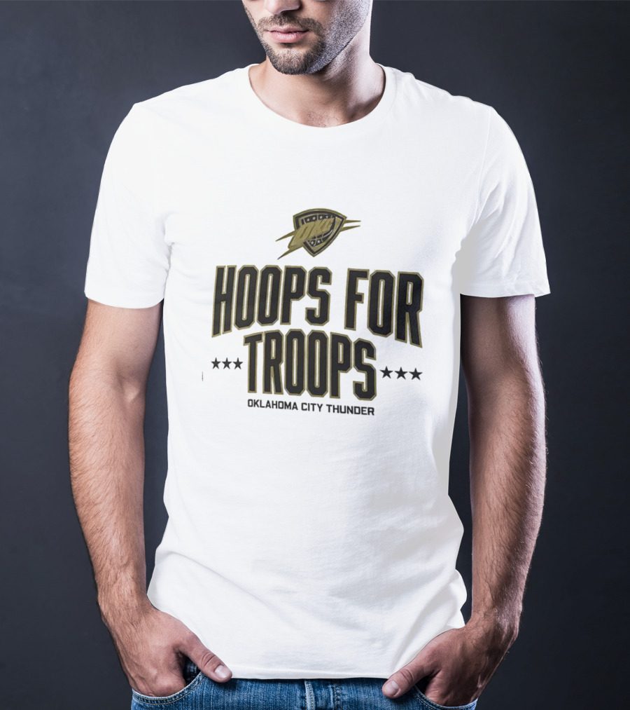 Hoops For Troops Oklahoma City Thunder T-Shirt