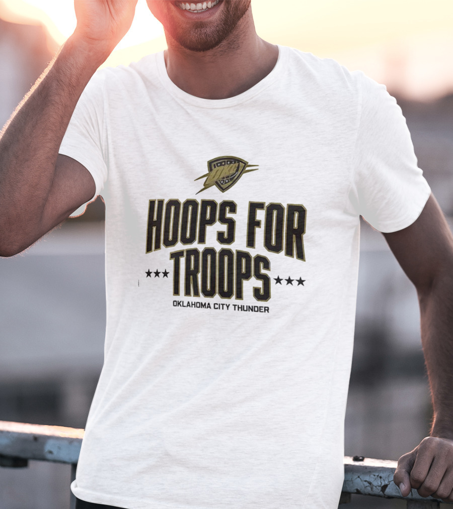 Hoops For Troops Oklahoma City Thunder T-Shirt