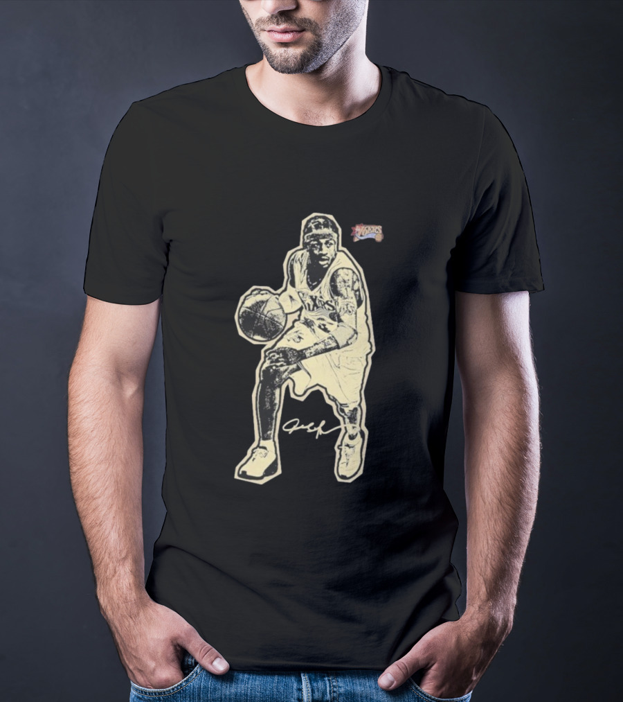 Allen Iverson 76ers Basketball Icon Philadelphia Legend T-Shirt