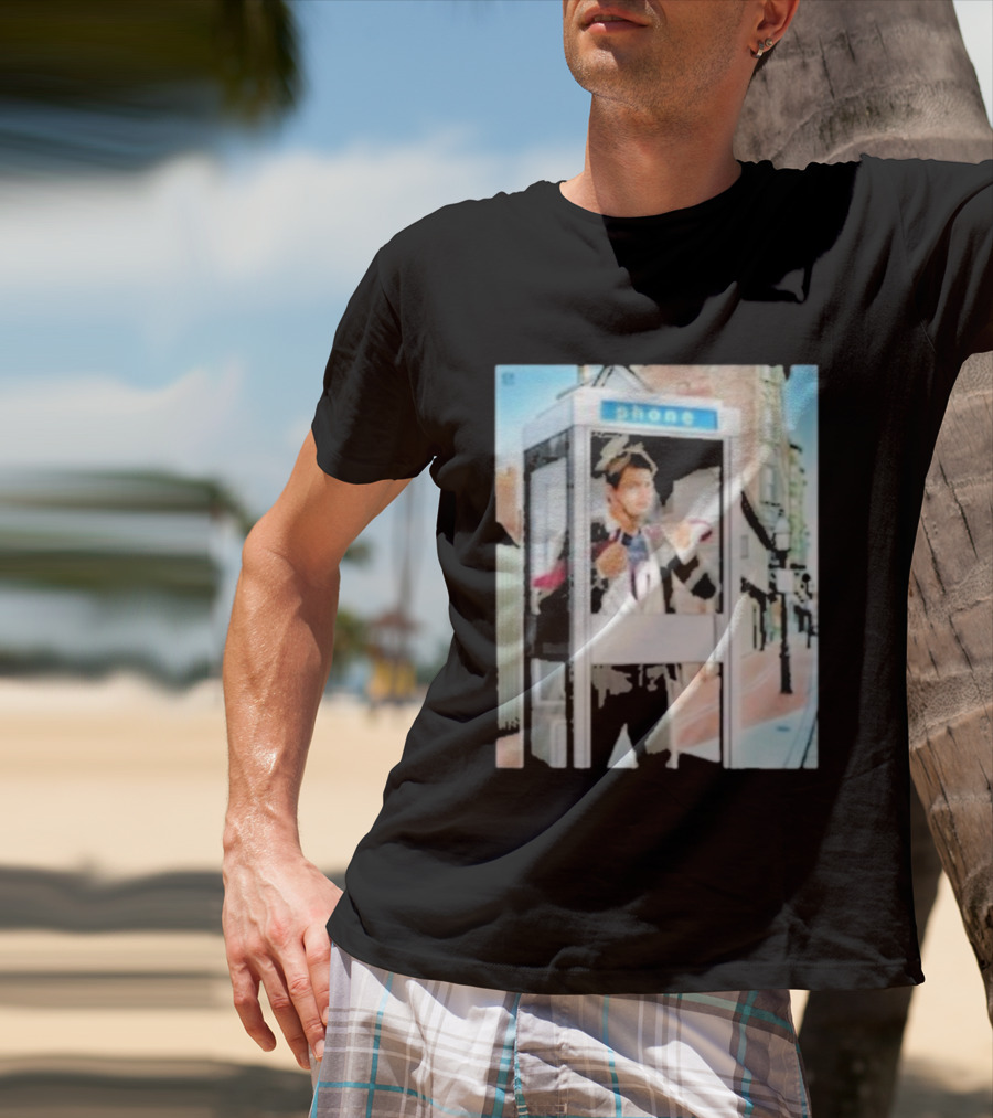 Drake Maye New England Patriots Phone Booth T-Shirt