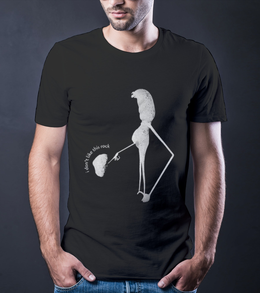 I Don’t Like This Rock Marcus Meme Stick Figure Pointing Gesture T-Shirt