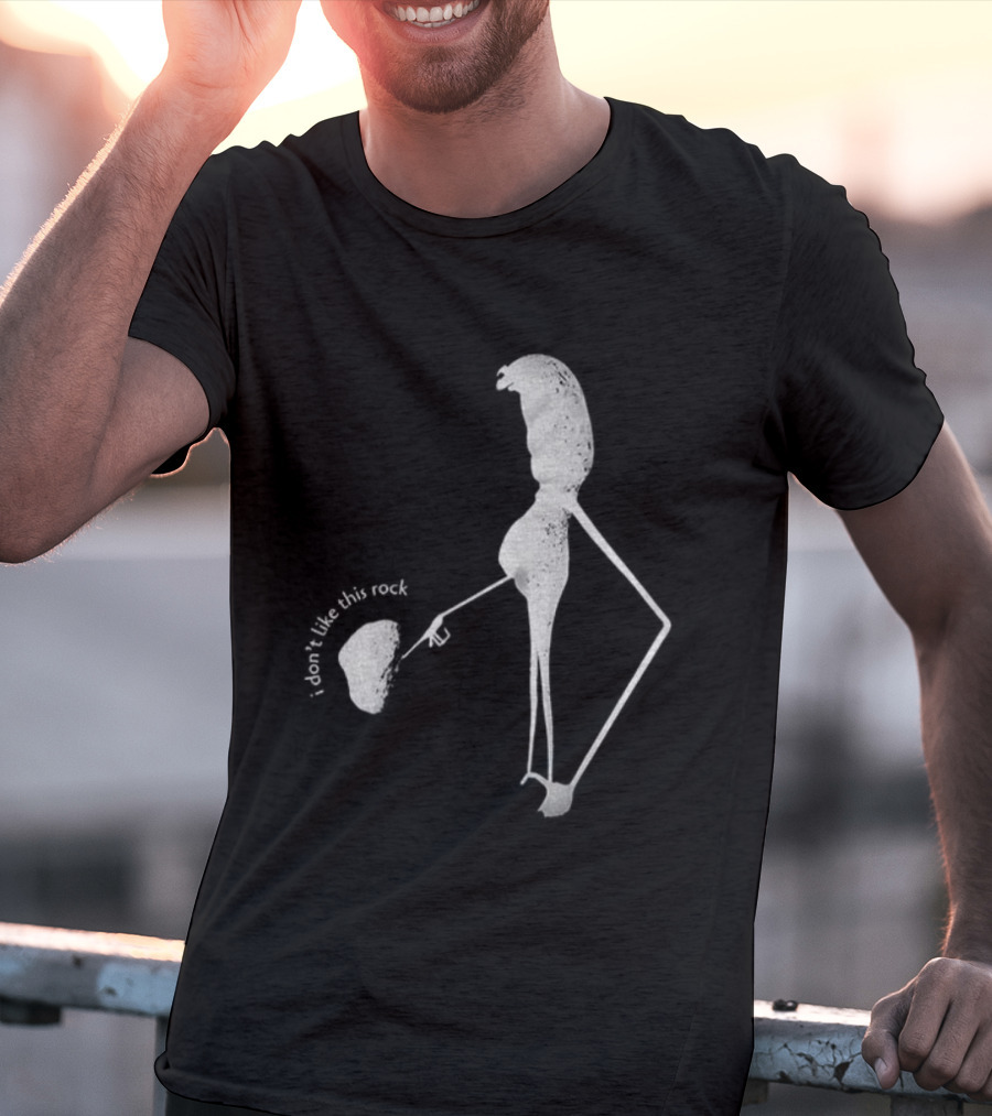 I Don’t Like This Rock Marcus Meme Stick Figure Pointing Gesture T-Shirt