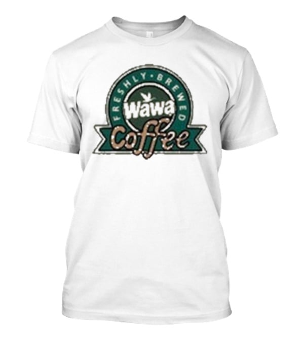Wawa Freshly Brewed Coffee Logo Emblem T-Shirt