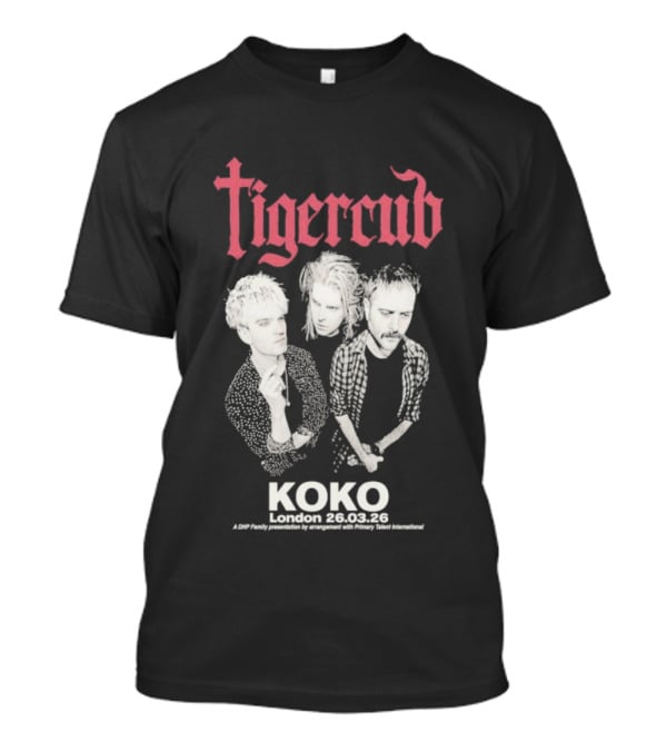 Tigercub KOKO London March 26 2026 Tour T-Shirt