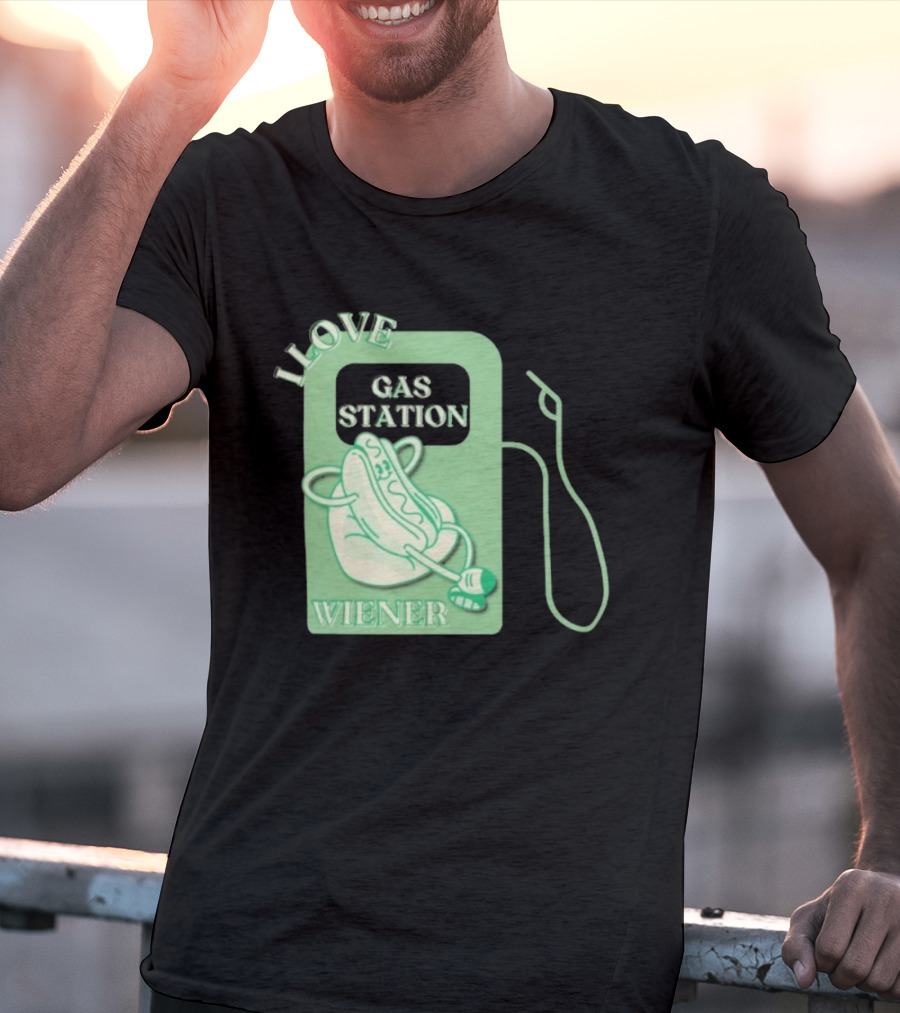 I Love Gas Station Wiener AlexNorimaki T-Shirt