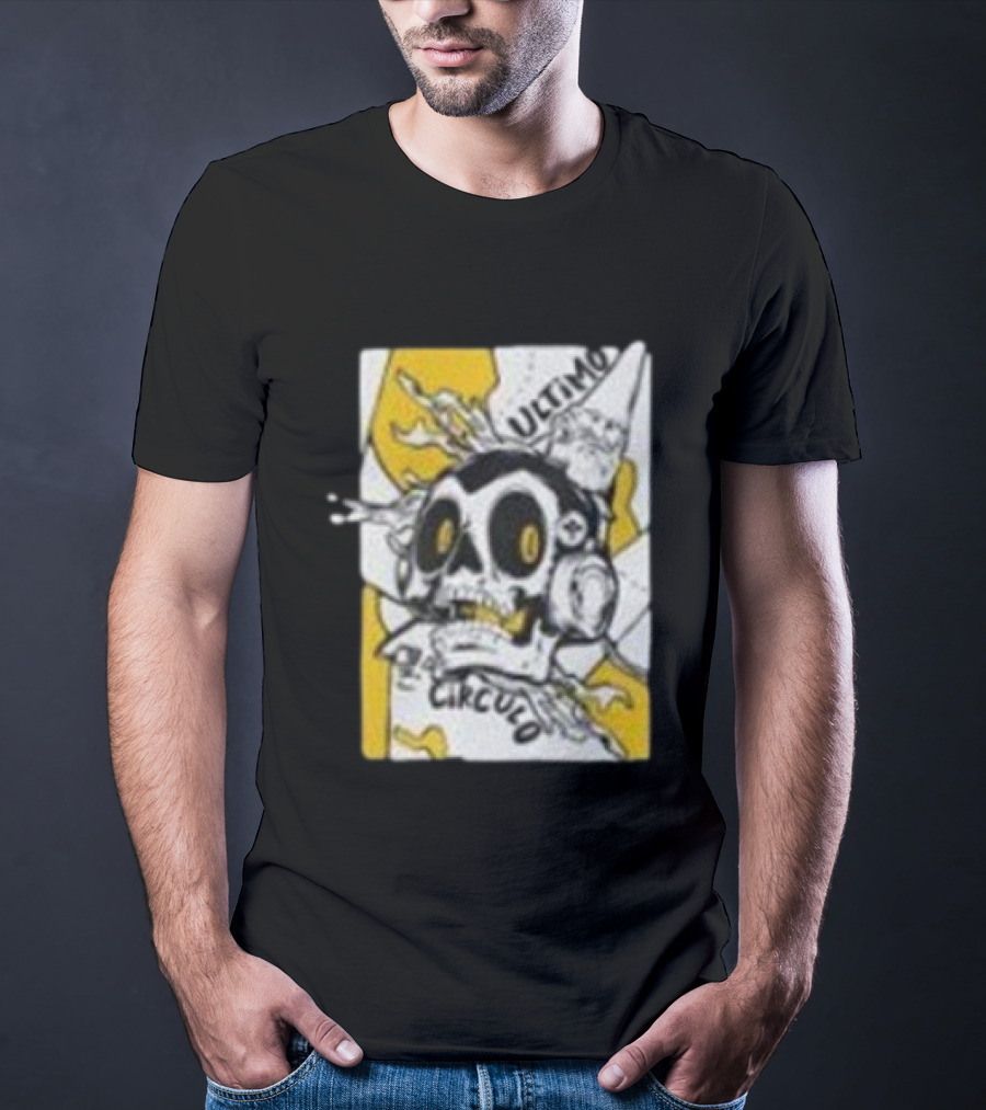 El Ultimo Circulo Legado Ghostcito Skull Headphones Explosion T-Shirt