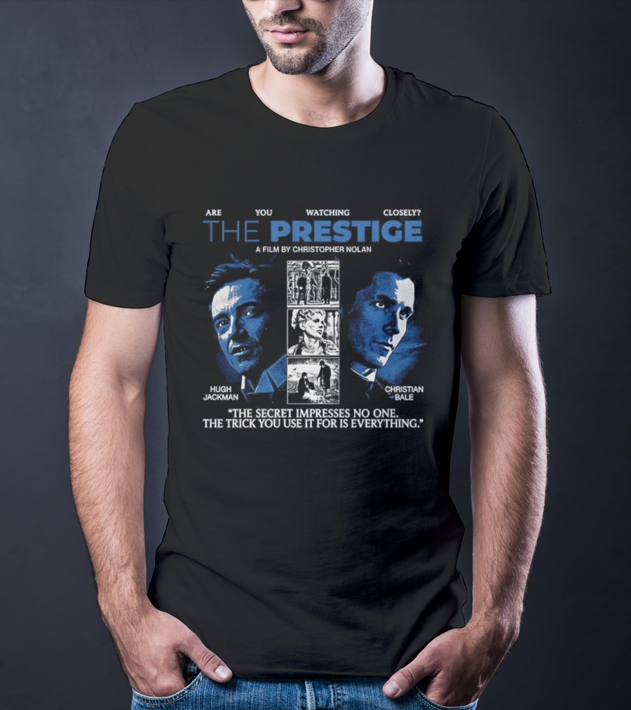 The Prestige 2006 Retro The Secret Impresses No One T-Shirt