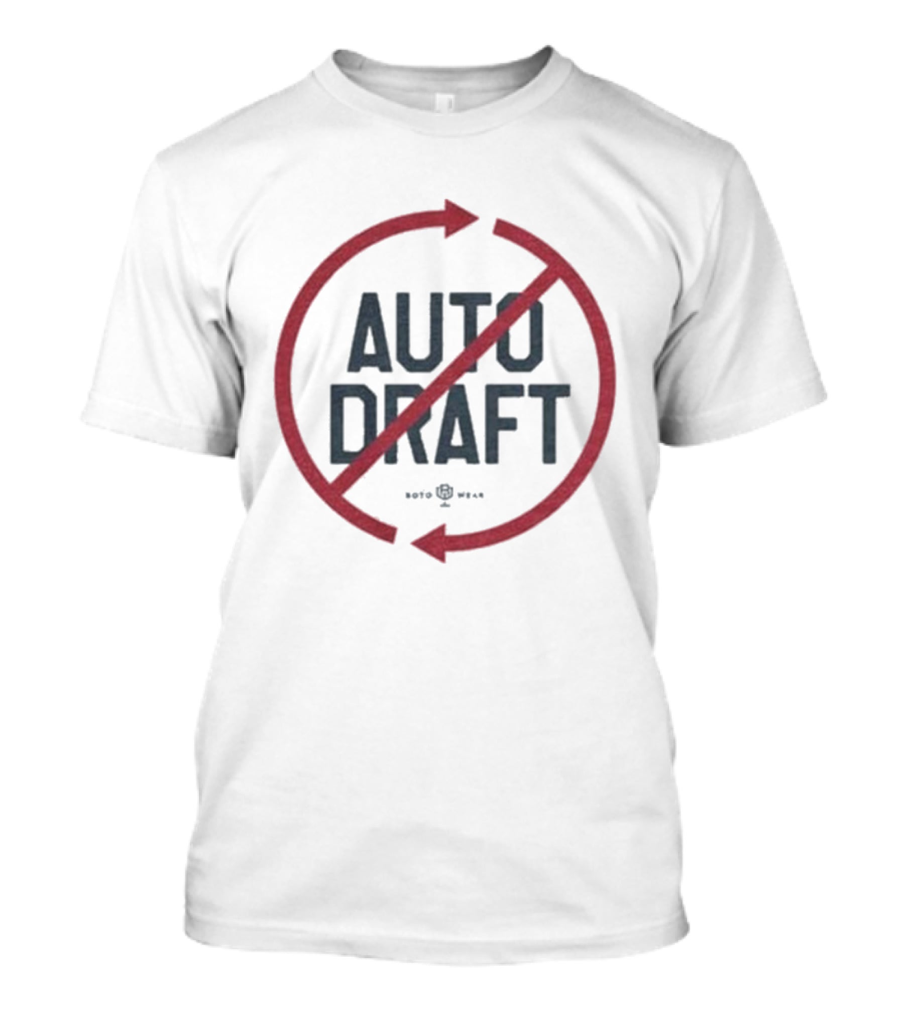Auto Draft No Circle Arrows Fantasy Sports Fandom T-Shirt