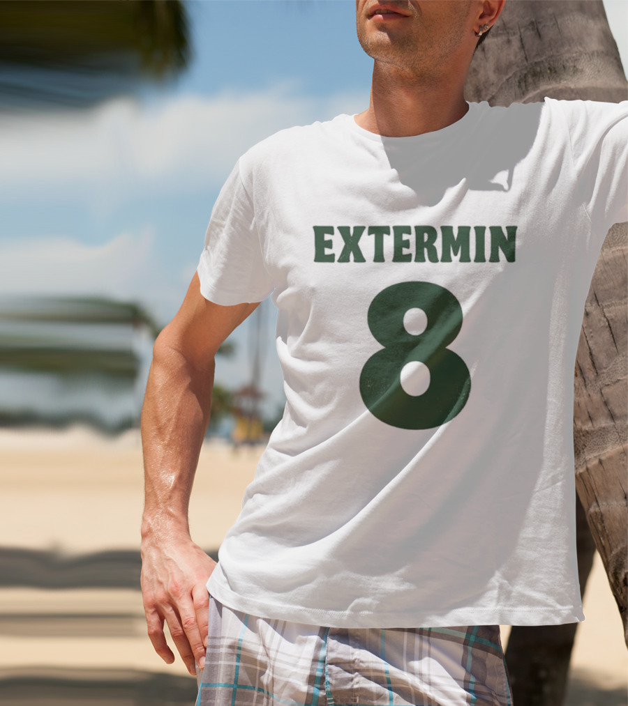 Extermin 8 Signs Of The Swarm Exterminators Text Don’t Call Bunning Noise T-Shirt