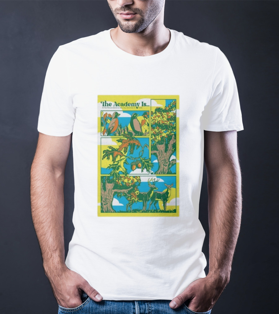 The Academy Is Florence Detroit November 15 2025 Wildlife Forest Scene T-Shirt
