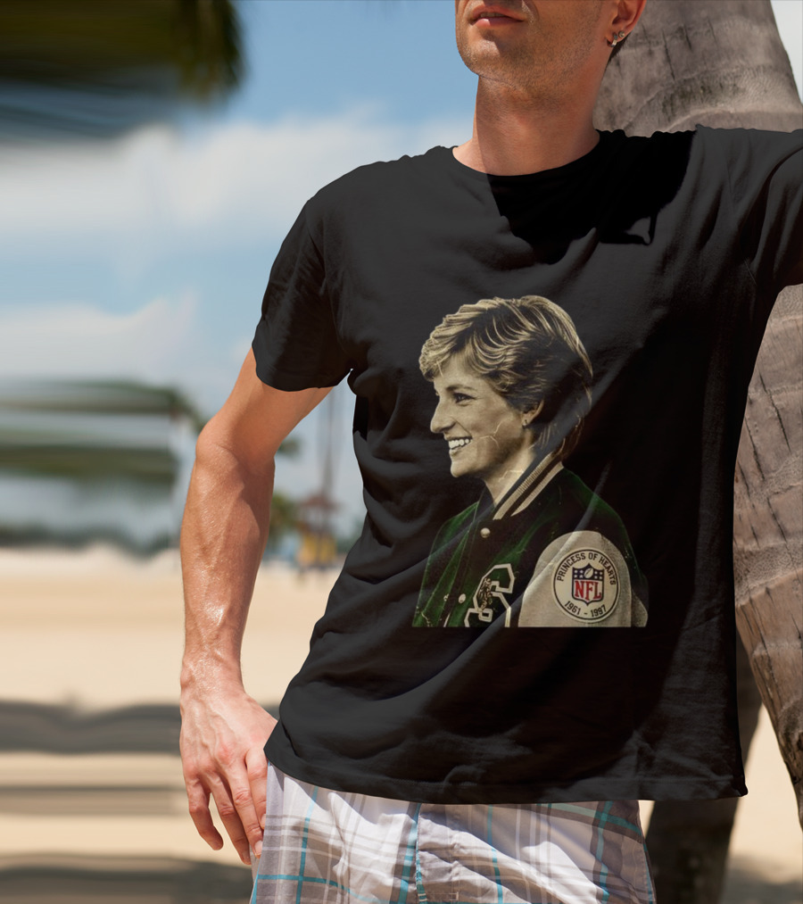 Diana Princess Of Hearts 1961-1997 NFL Philadelphia Eagles T-Shirt