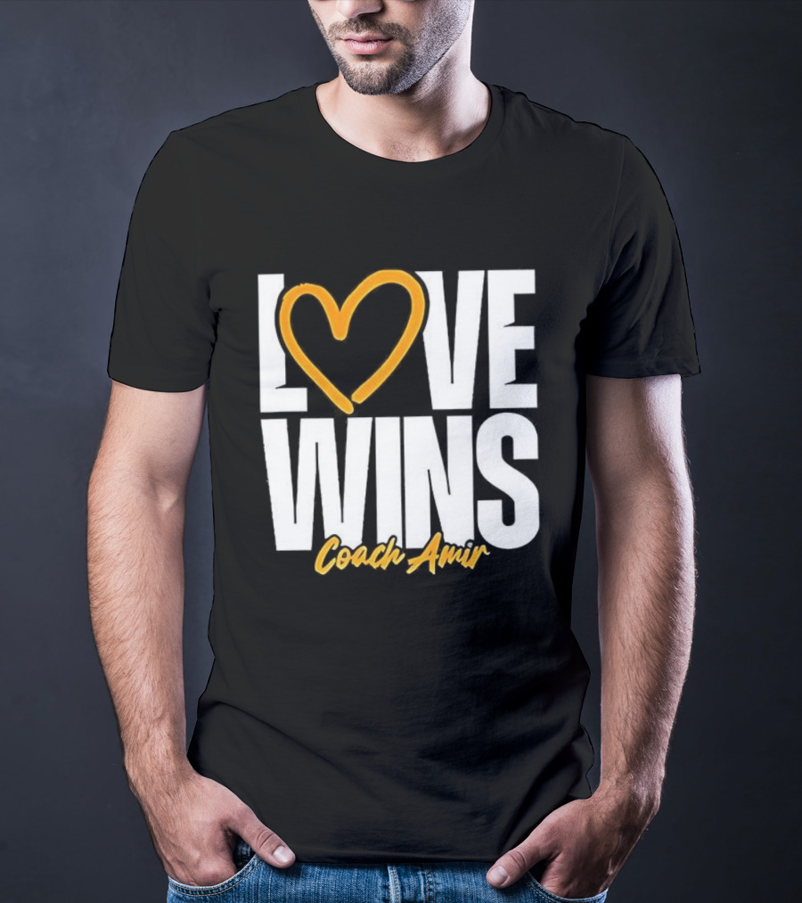 Kennesaw State Owls Love Wins Coach Amir Logo T-Shirt