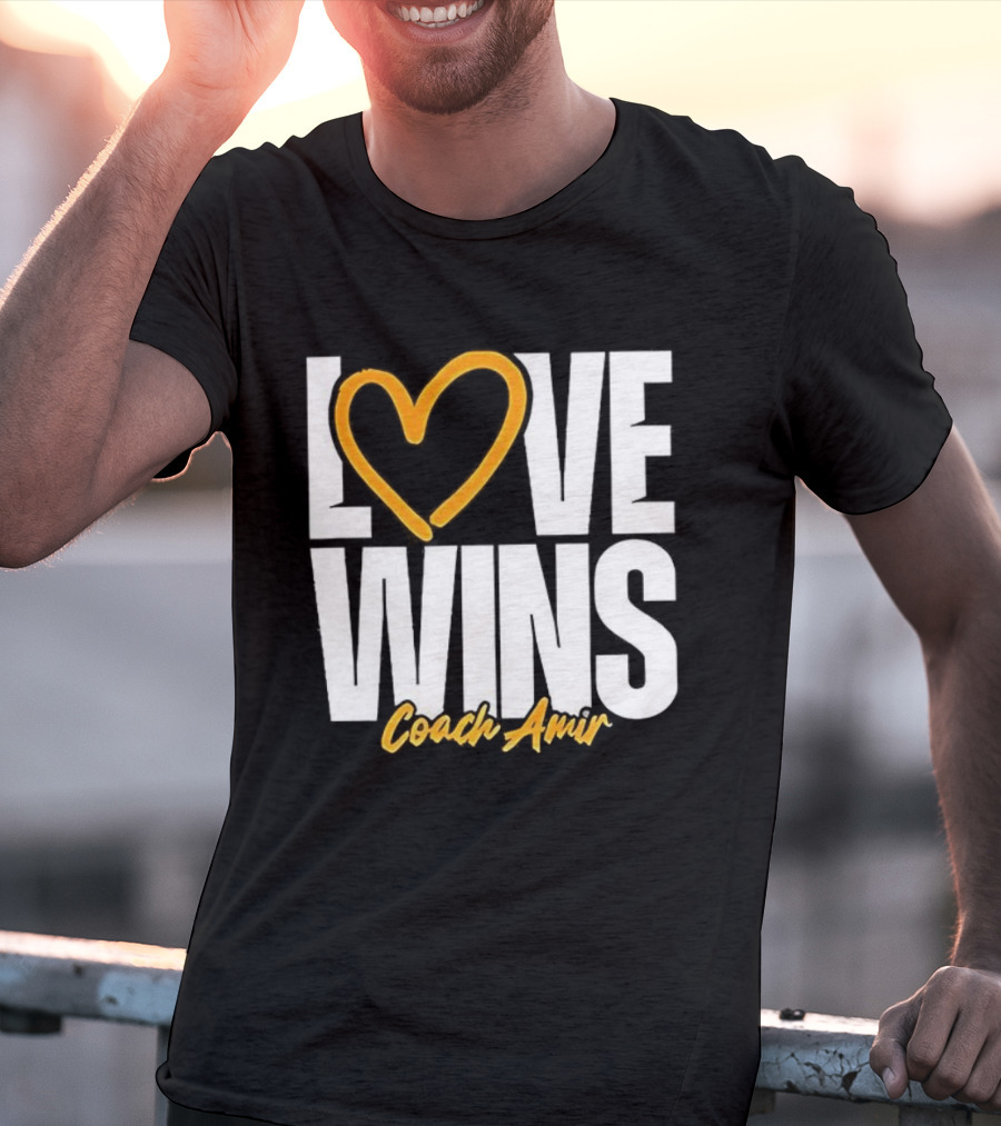 Kennesaw State Owls Love Wins Coach Amir Logo T-Shirt