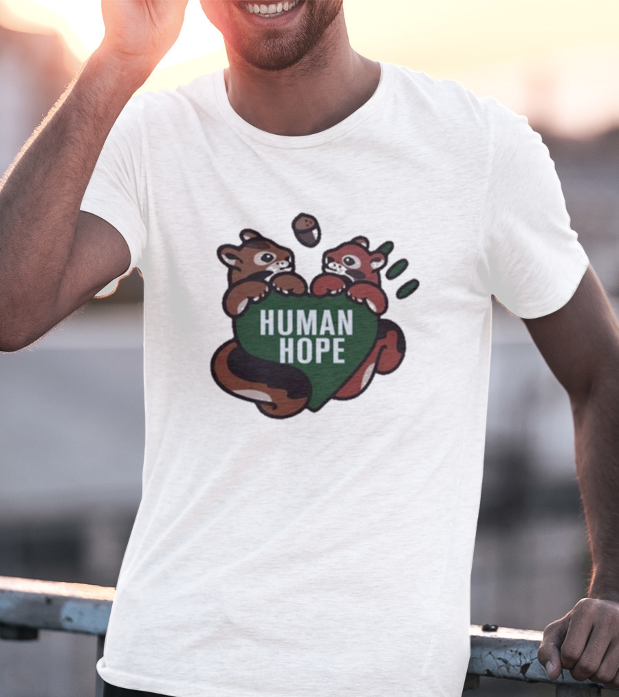 J-Hope Human Hope Squirrel Duo With Acorn And Heart T-Shirt