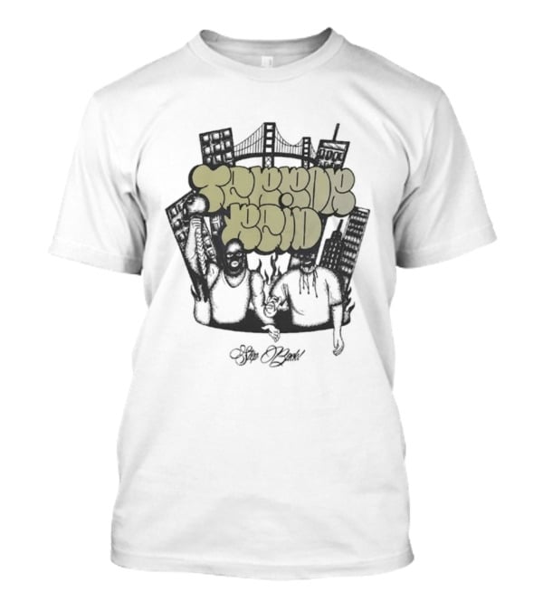 Terror Reid Step Back Graffiti Urban Street Art Bridge City Elements T-Shirt