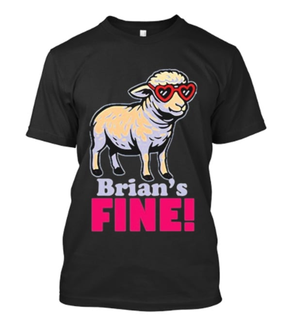 Mitchell Coombs Brian's Fine Lamb Heart Sunglasses T-Shirt