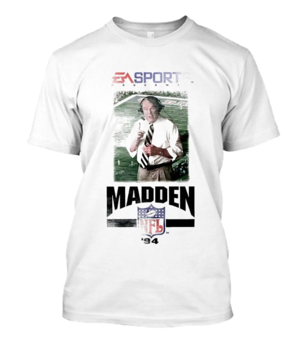 EA Sports Madden NFL 94 Retro Vintage Iconic Coach Video Game Merch T-Shirt