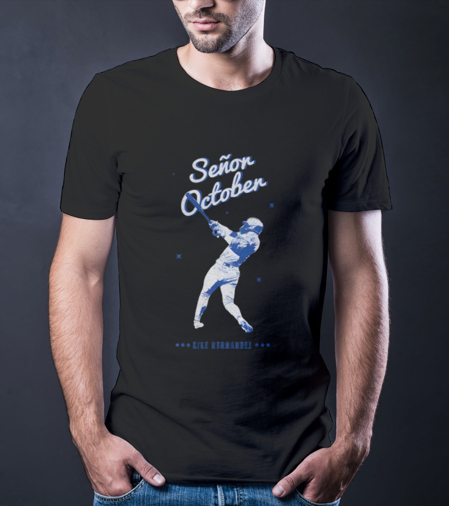 Kike Hernandez Los Angeles Baseball Champions Señor October T-Shirt