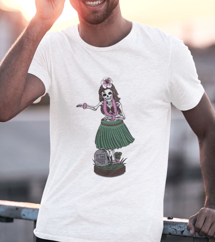 The Neighbourhood UltraSOUND Hula Skeleton Girl T-Shirt