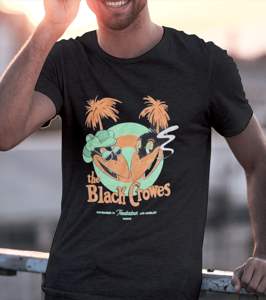The Black Crowes Troubadour Los Angeles November 14 Event T-Shirt