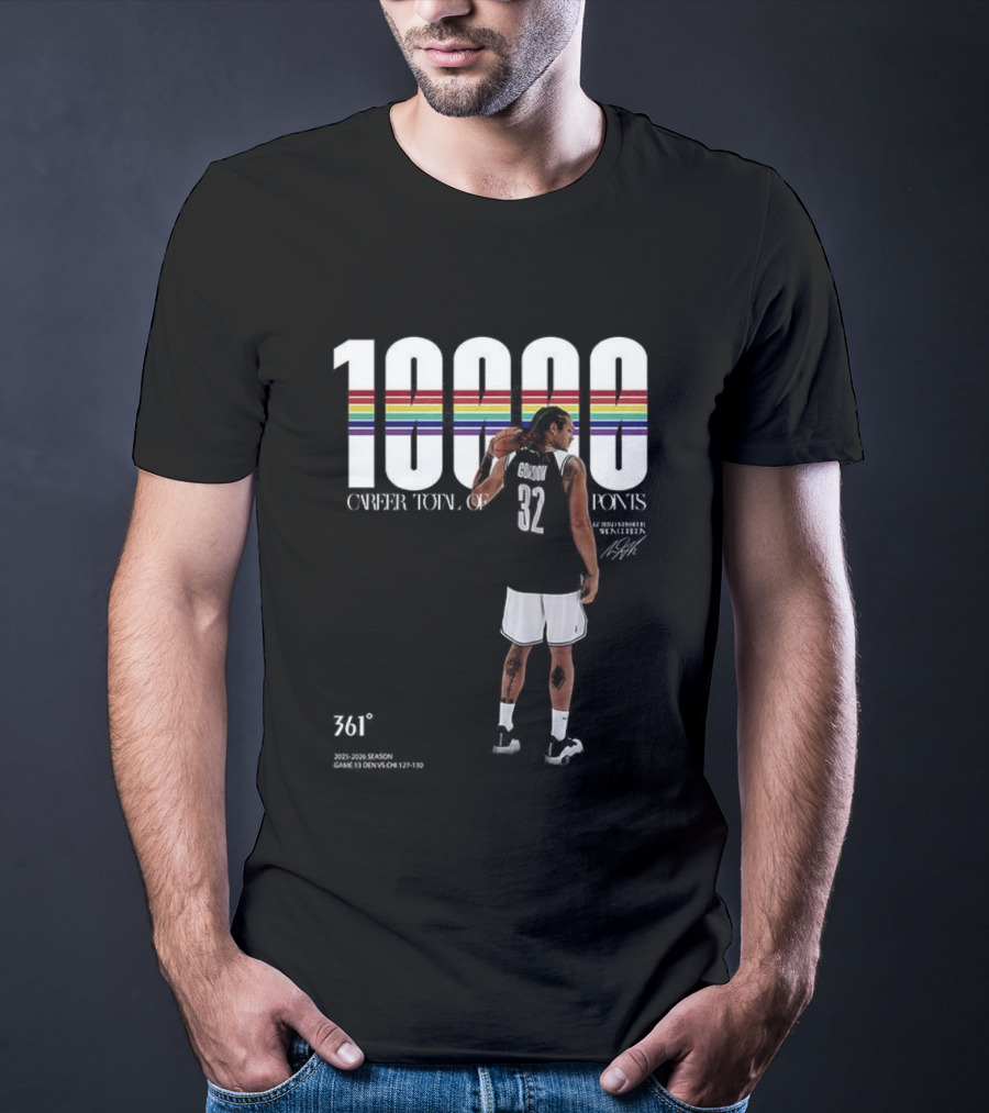 Aaron Gordon 10,000 Career Points 761 Signature T-Shirt