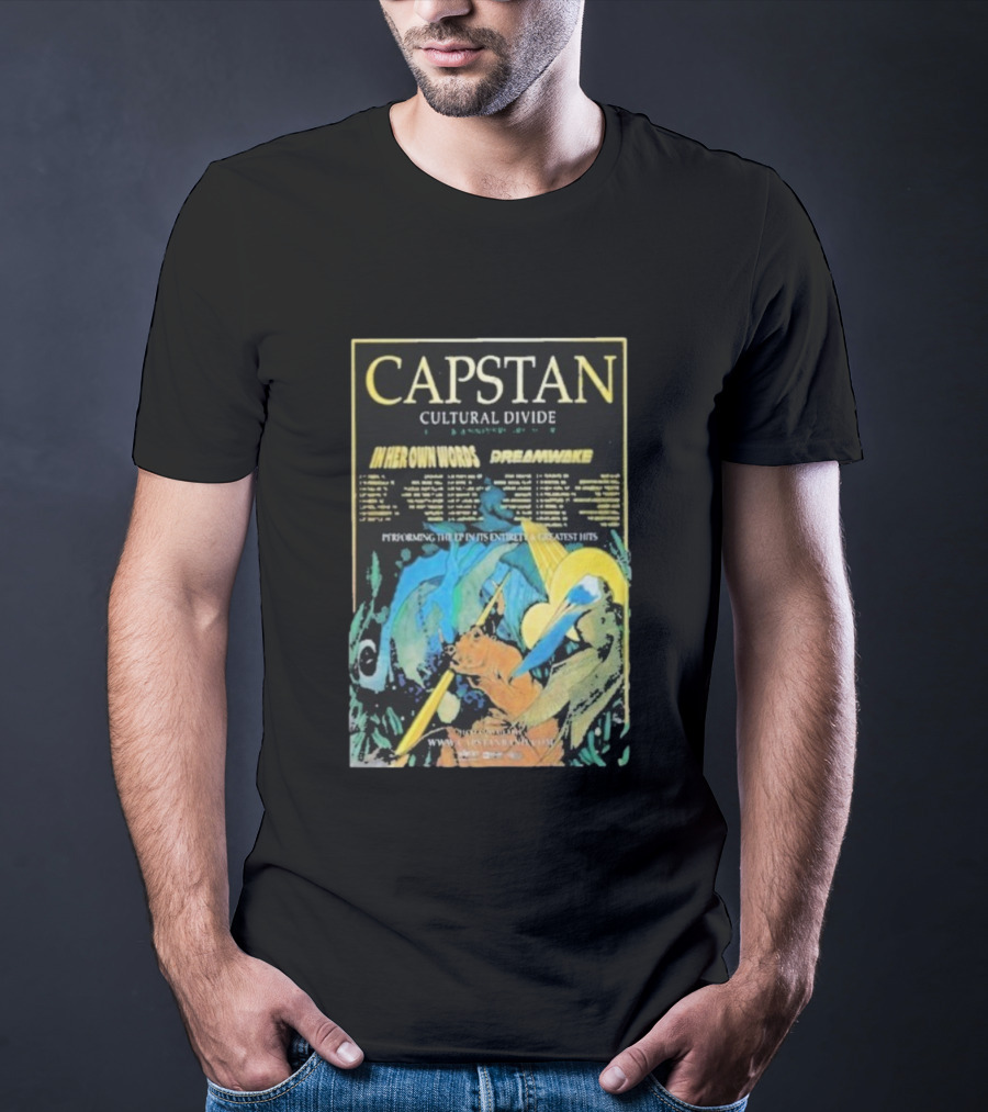 Capstan Cultural Divide Anniversary Tour 2026 In Her Own Words Dreamwake T-Shirt