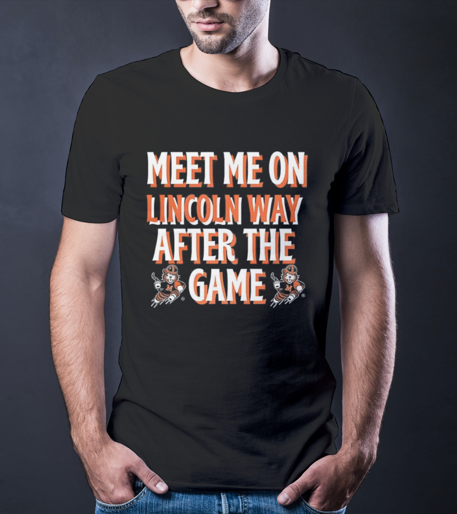 Massillon Tigers Football Meet Me On Lincoln Way After The Game T-Shirt
