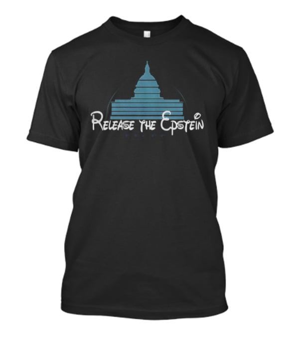 Release The Epstein Files Disney Castle Parody T-Shirt