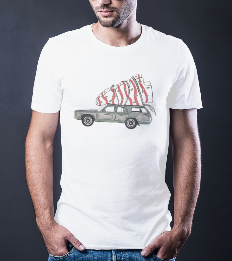Christmas Vacation Car With Gifts And Tree On Roof T-Shirt
