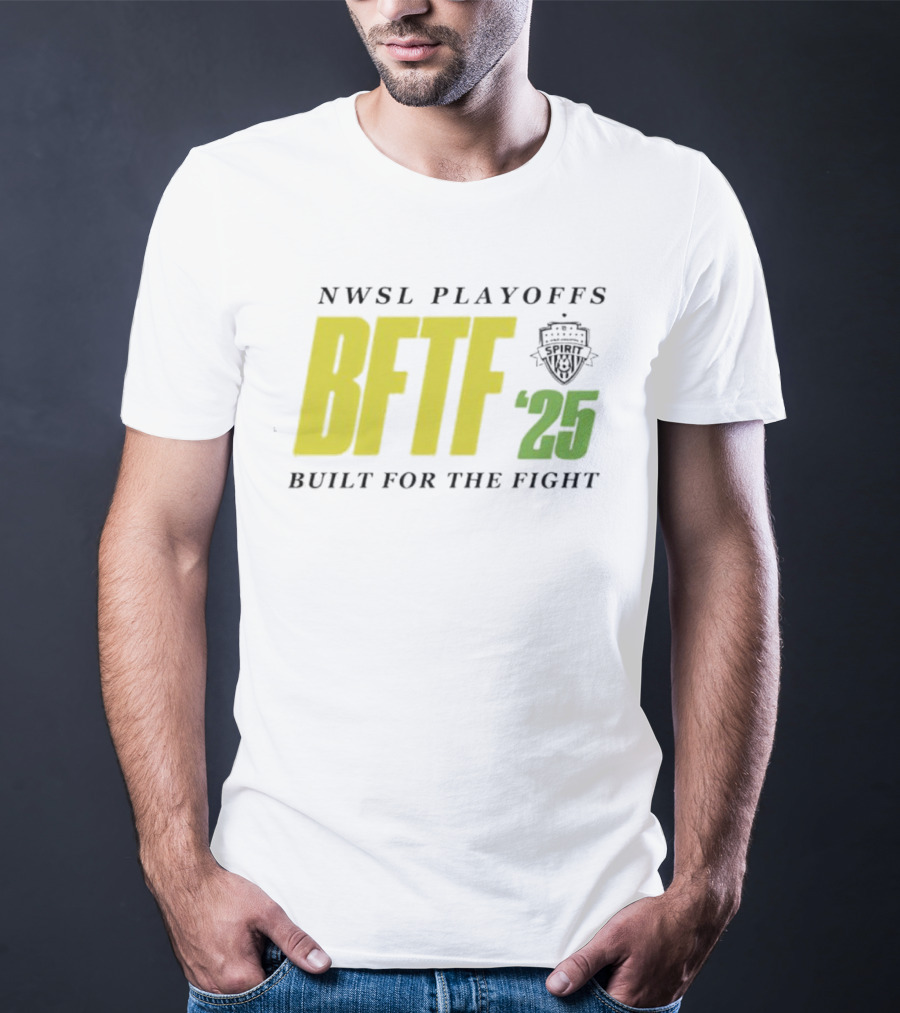 NWSL Playoffs 2025 BFTF Built For The Fight Soccer T-Shirt