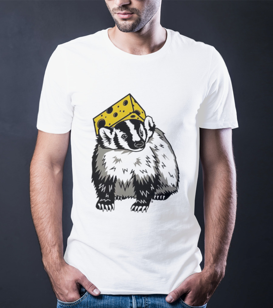 Cheesehead Badger Wisconsin Football Fans T-Shirt
