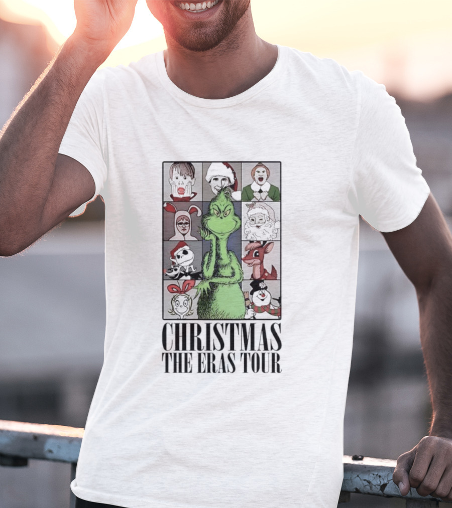 Christmas Characters Grinch Eras Tour Collection T-Shirt