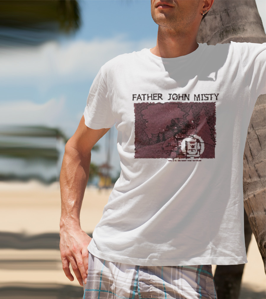 Father John Misty There’s No Mistaking What You Heard Hey Buddy Forest Illustration T-Shirt