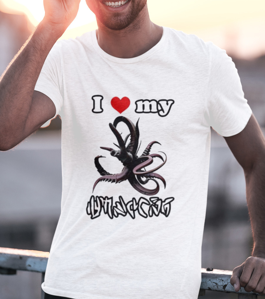 I Love My Tentacle Lovecraft Mythos Cthulhu T-Shirt
