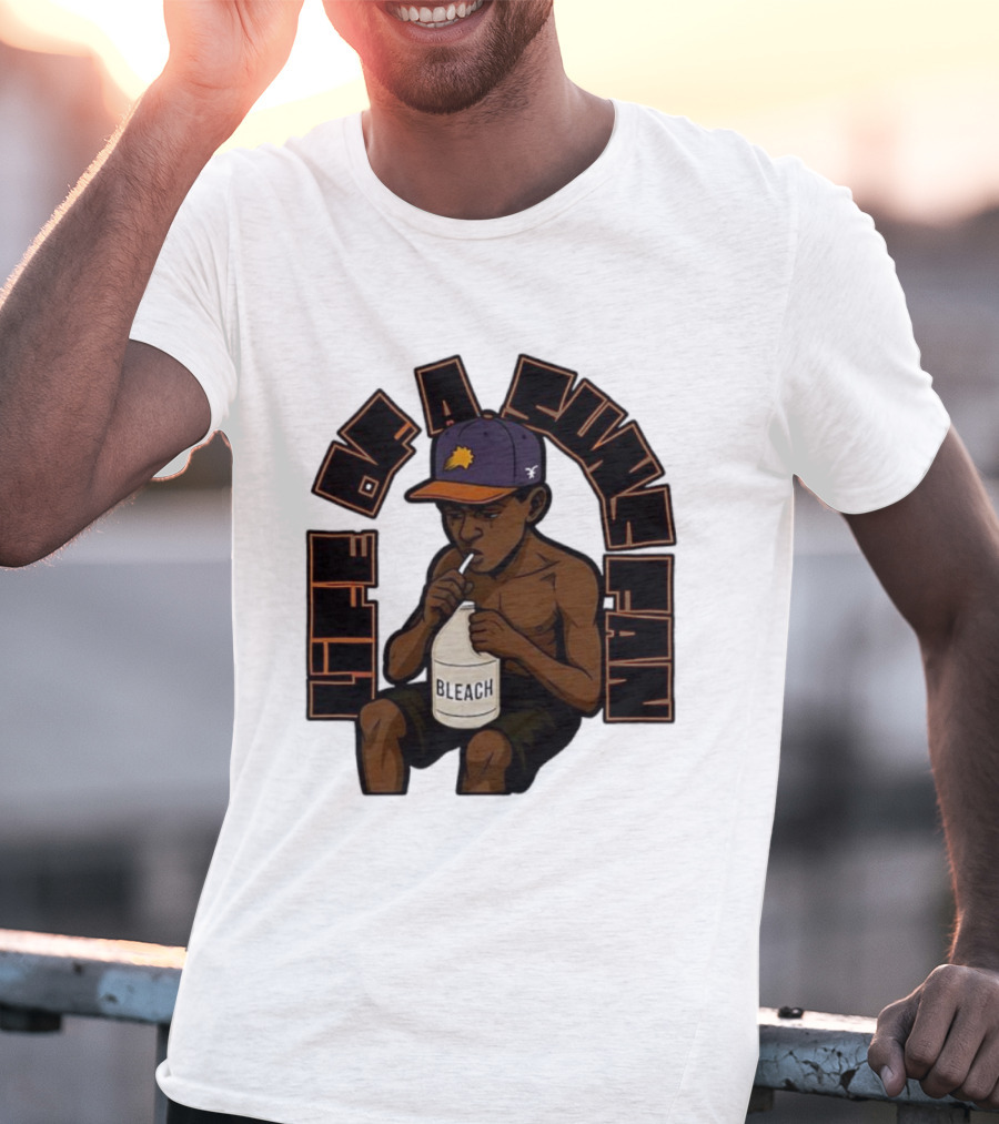 Life Of A Sunsfan Bleach Bottle Drink Character T-Shirt