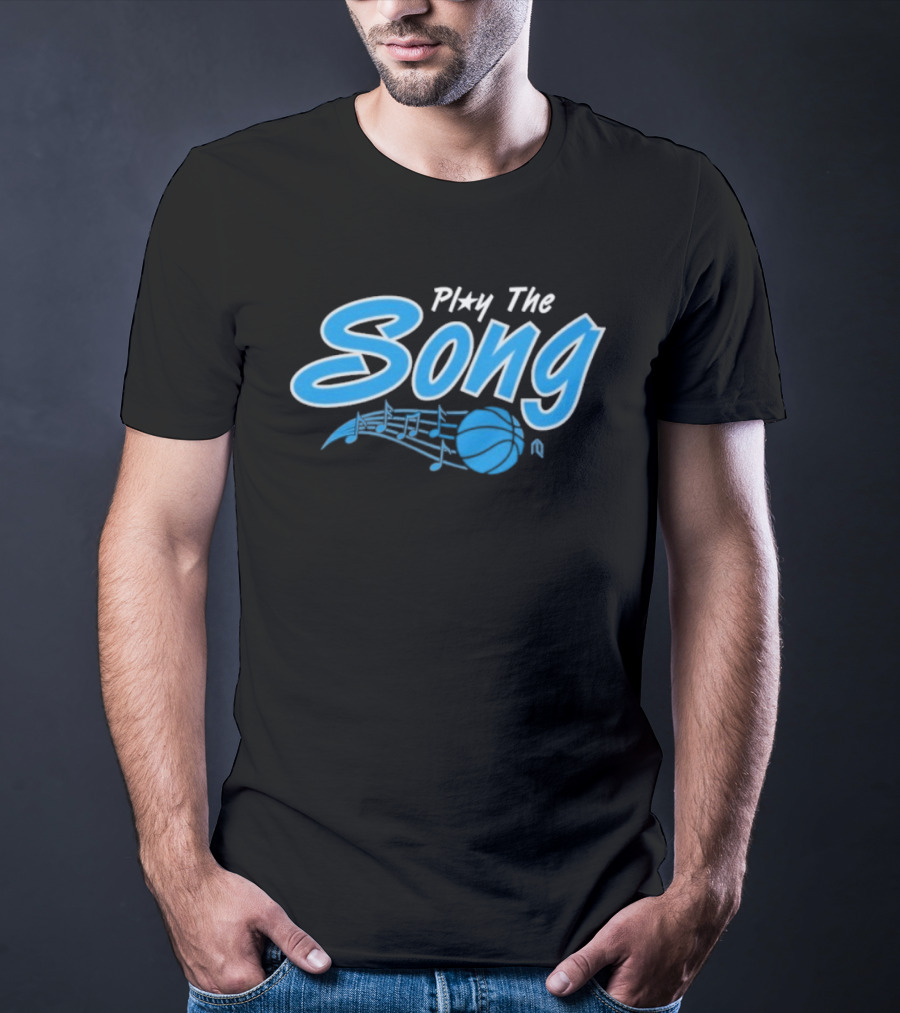 Orlando Magic Play The Song Basketball And Music Notes T-Shirt
