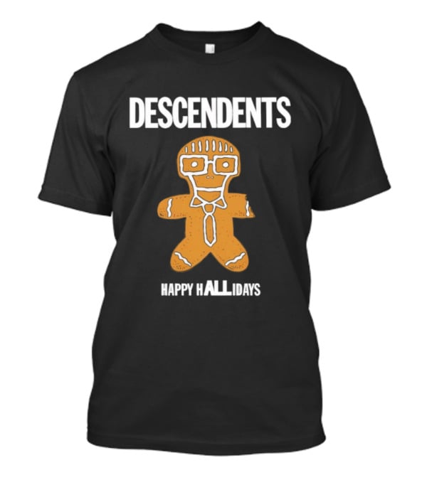 Descendents Happy Hallidays Gingerbread Character T-Shirt